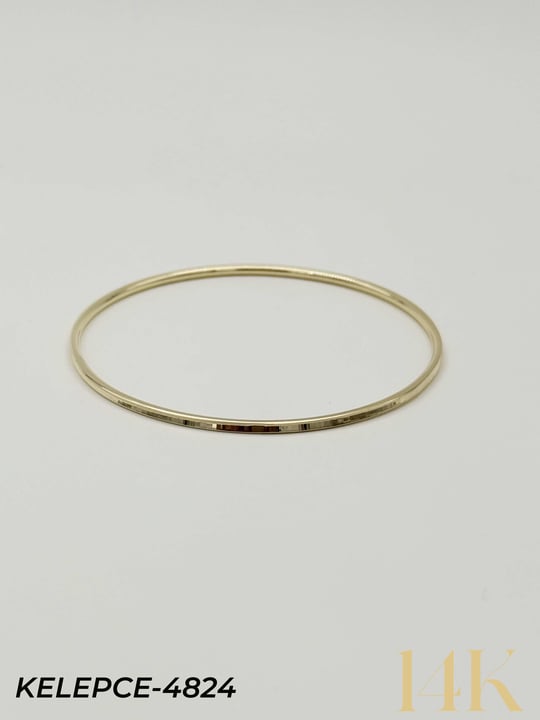 14K Bilezik (Tekli satılmaktadır) 6.0 Boy // KELEPCE-4824KELEPCE-4824