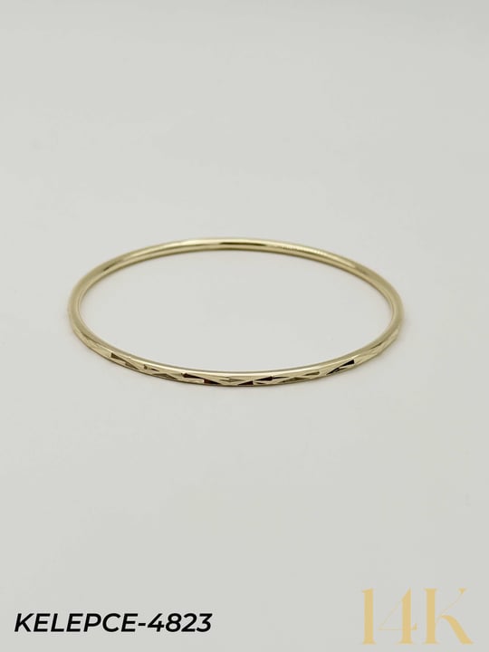 14K Bilezik (Tekli satılmaktadır) 6.5 Boy // KELEPCE-4823KELEPCE-4823