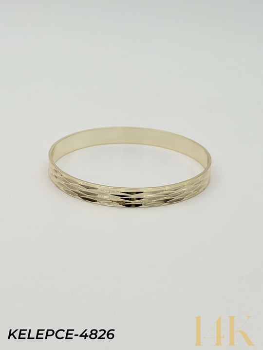 14K Bilezik (Tekli satılmaktadır) 6.0 Boy // KELEPCE-4826KELEPCE-4826