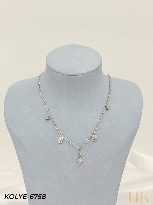 14K Charmlı Kolye 45cm // KOLYE-6758KOLYE-6758