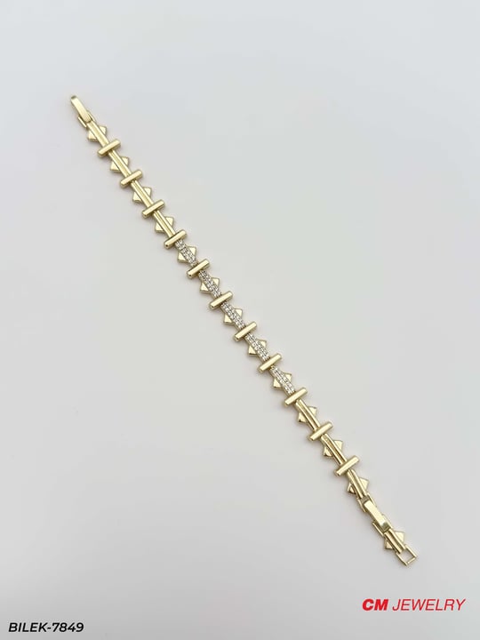 14K CM Bileklik // BILEK-7849BILEK-7849