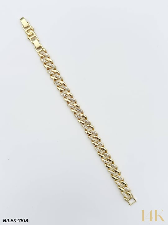 14K Kuyumcu Model Künye Bileklik // BILEK-7818BILEK-7818