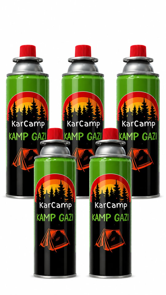 Kamp Ocağı Gaz Kartuşu Bütan Propan Gaz 5 Li Set 220 Gr - Kamp Ocakları KampAVM