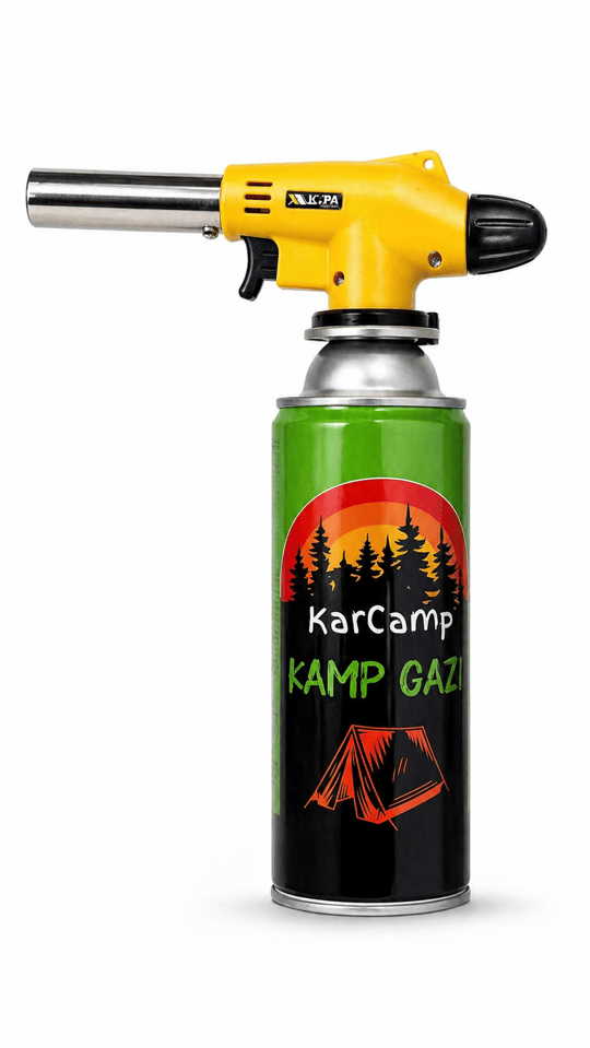 Pürmüz Seti 1300°C Ayarlanabilir Alevli Torch 220 gr Gaz Kartuşu - Kamp Çakmağı KampAVM