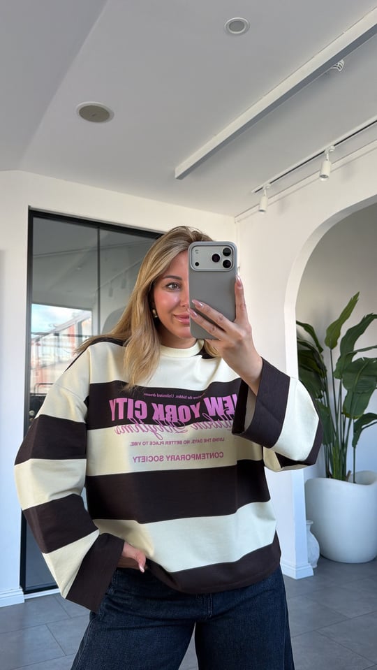 Baskılı Trend Sweat 6734