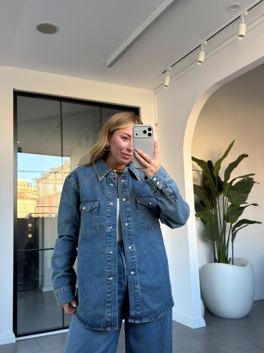 Mng Marka Denim Gömlek 8760