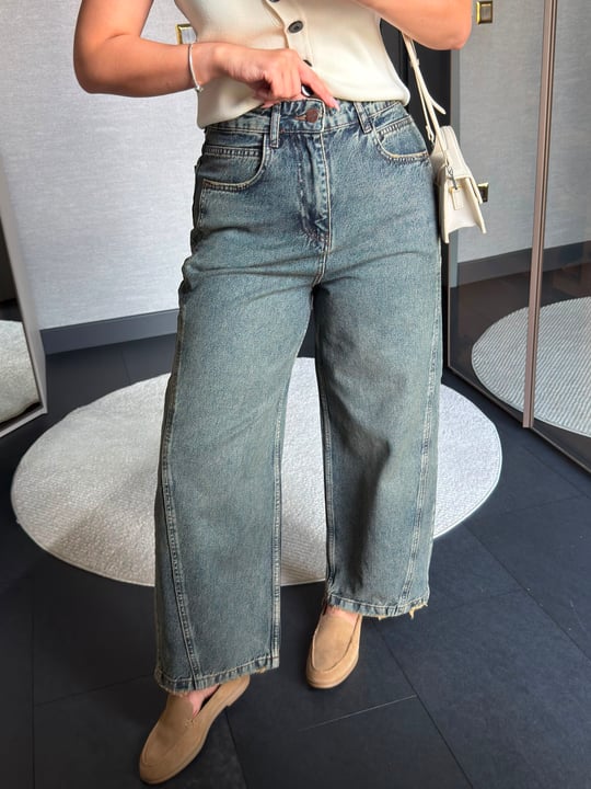 Eskitme Detaylı Jean 545734