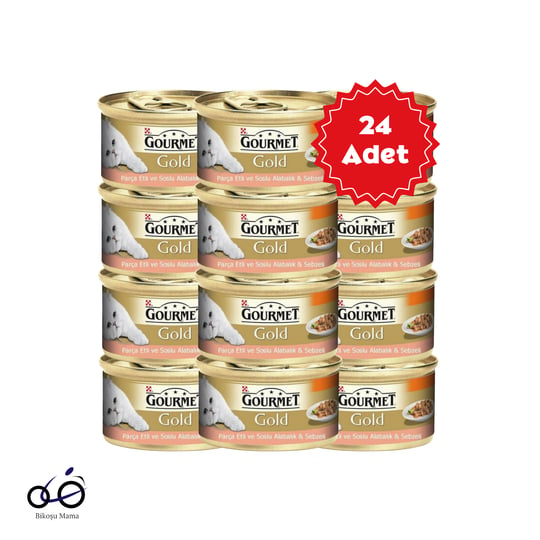 Gourmet Gold Kedi Konserveleri | Lüks ve Lezzet | Bikoşu Mama