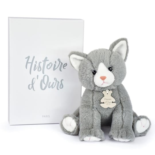 Doudou Gri Yavru Kedi 18 cm