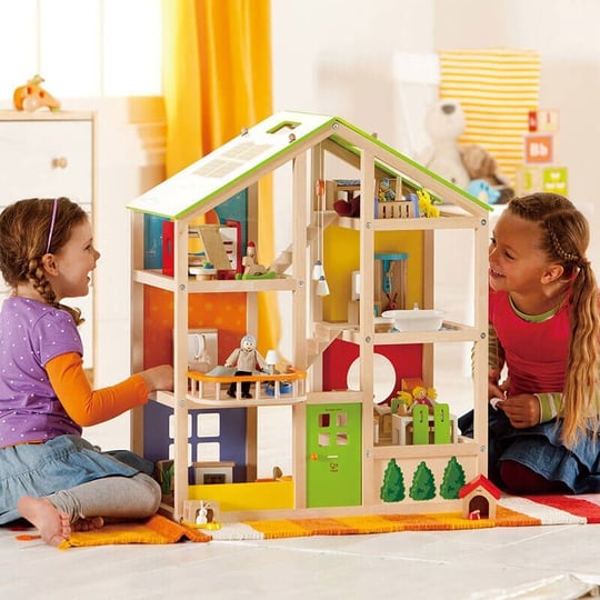 Hape 4 Mevsim Mobilyalı Oyuncak Ev