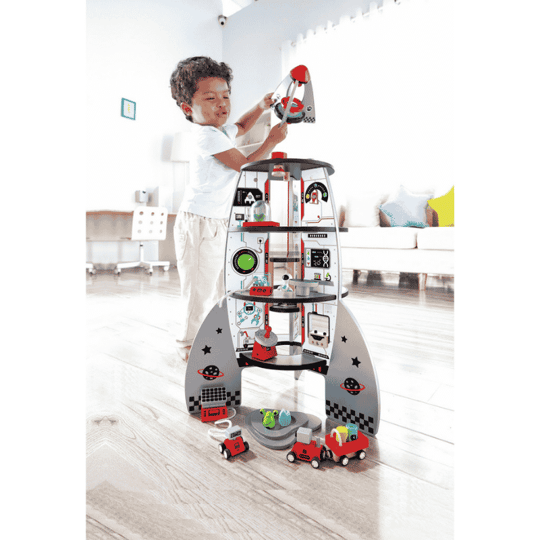 Hape 4 Katlı Ahşap Roket