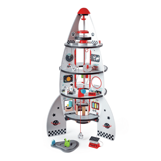 Hape 4 Katlı Ahşap Roket