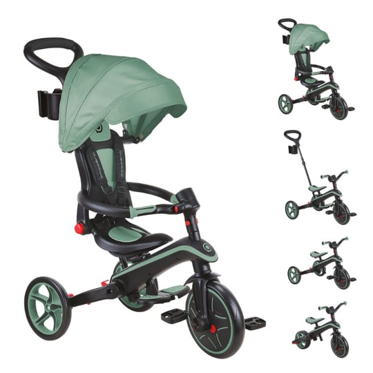 Globber Explorer 4in1 Katlanabilir Bisiklet - Bordo | Isabel Abbey