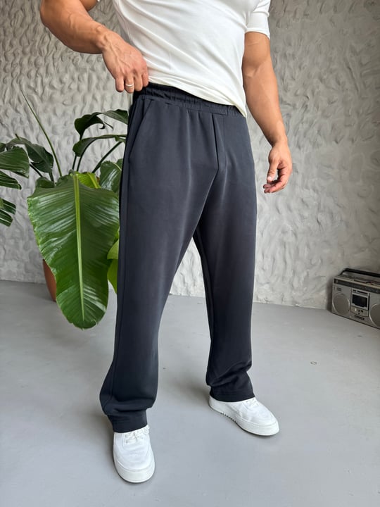 Siyah Premium Oysho Baggy Pantolon 