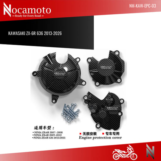 Kawasaki Premium Aksesuar ve Koruma Takozları - Nocamoto