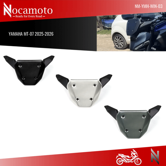 YAMAHA MT-07 Ön Cam Rüzgar Geçirmez Ekran Rüzgar Saptırıcı Kiti