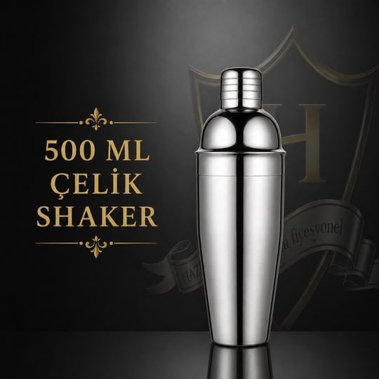 Çelik Shaker 500 ml