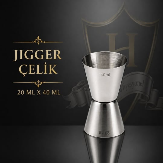 Jigger Çelik 20ml - 40ml