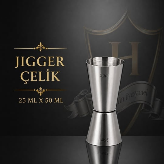 Jigger Çelik 25ml-50ml
