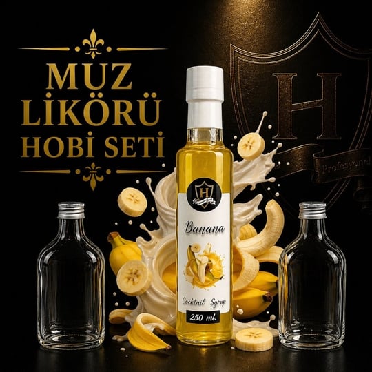 Pratik Likör Yapım Hobi Seti Muz