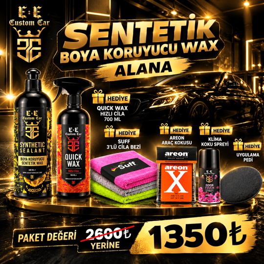SENTETİK BOYA KORUYUCU WAX ALANA HIZLI CİLA VE TAMAMLAYICI ÜRÜNLER HEDİYE