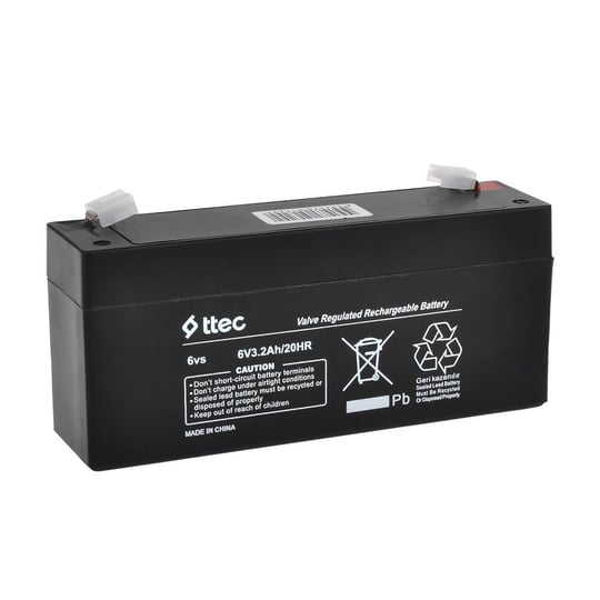 Ttec 6V 3.2 Ah Bakımsız  Kuru Akü