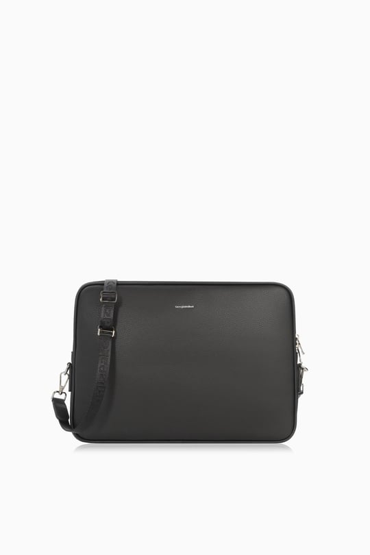 Unisex Crossbody Çanta 7208-Siyah-Kırmızı - Cengiz Pakel