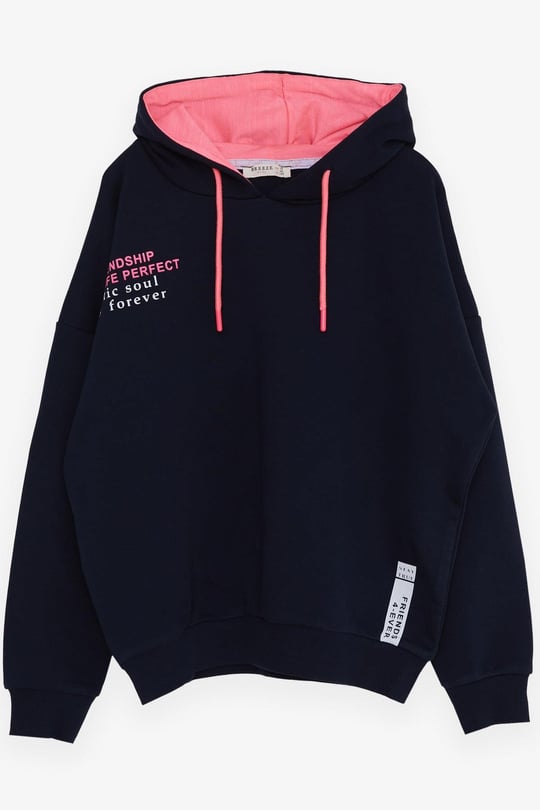 K z Cocuk Sweatshirt Yaz Bask l Lacivert 9 12 Ya S cac k Modeller Breeze