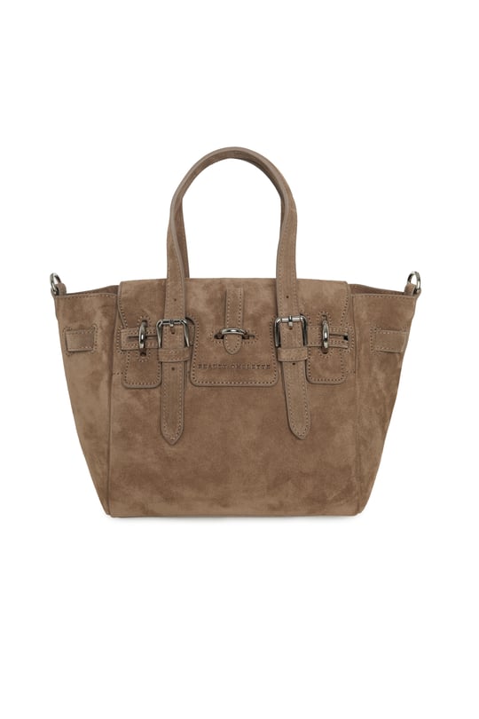 Taba Gabrielle Suet Mini Bag Silver