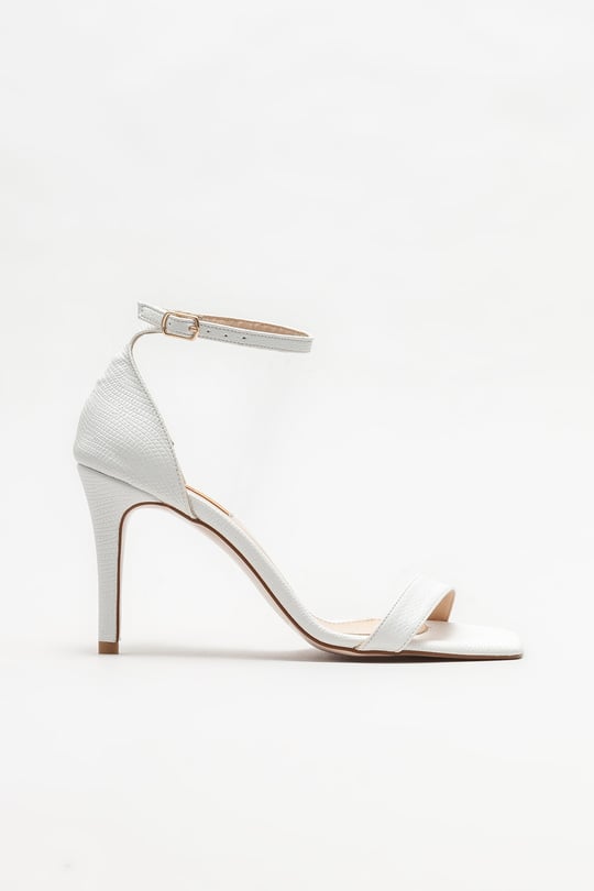 Beyaz Kadın Topuklu Sandalet Satın Al! LEA-1-02 Fiyatı | Elle Shoes