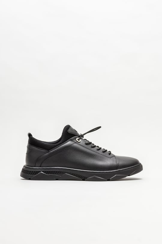 Siyah Deri Erkek Günlük Ayakkabı Satın Al! EMERICO-1-01 Fiyatı | Elle Shoes