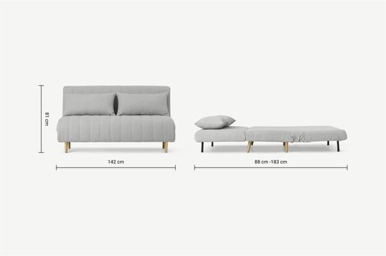 Bessie large double sofa bed best sale