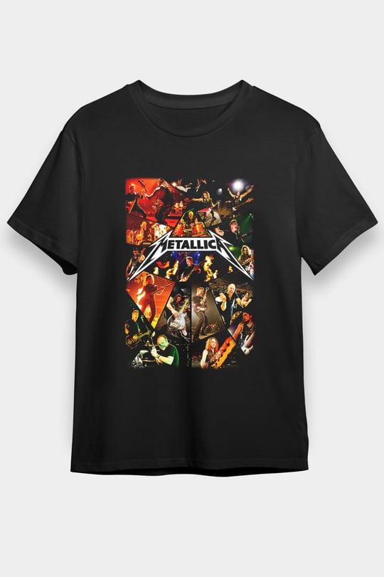 Metallica Siyah Unisex Ti ort T Shirt Ti ortFabrikas