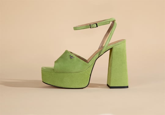 Bonita Yeşil Sandalet