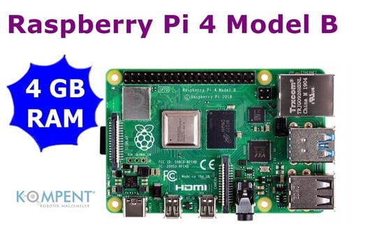 Raspberry Pi 4 Model B 8GB SBC Satın Al Kompent