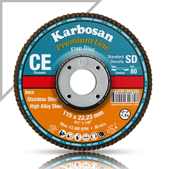 Seramik Flap Disk Konik 115x22 40Kum (CE) (T516683)