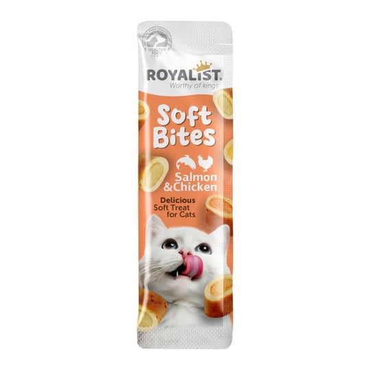 Royalist Soft Bites Salmon & Chicken Kedi Ödül Maması 10 GR, KATEGORİSİZ, Royalist