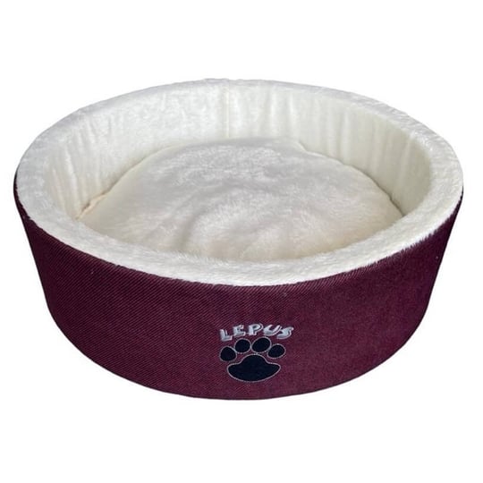 Lepus Sünger Kedi ve Küçük Köpek Yatağı Bordo 50 cm | Petburada
