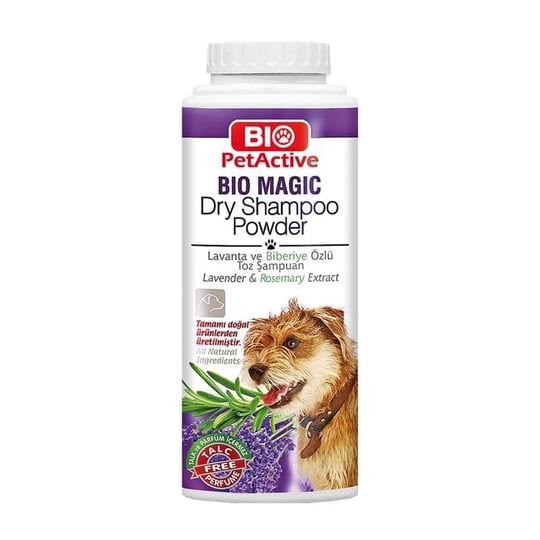 PetActive Bio Magic Lavanta ve Biberiye Özlü Kuru Köpek Şampuanı 150 Gr