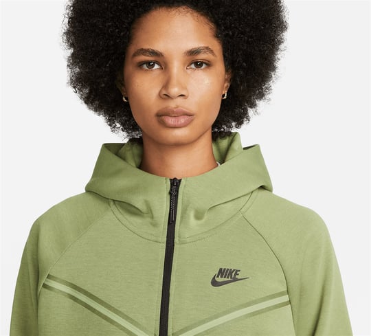 Nike Sportswear Tech Fleece Windrunner Full Zip Kadın Sweatshirt CW4298-334