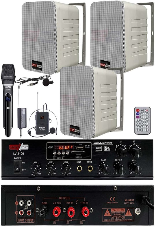Lastvoice Soft Plus Paket-1 Hoparlör ve Anfi Mağaza Ses Sistemi