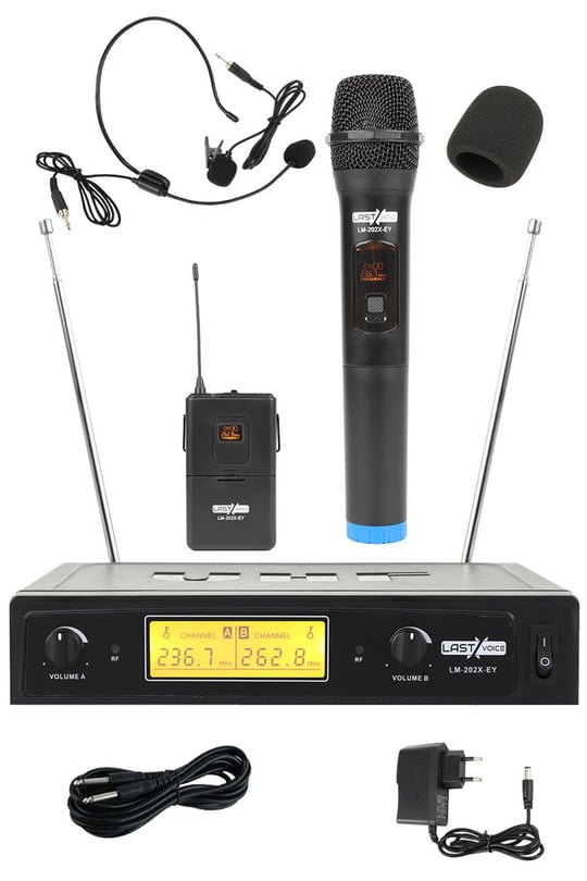 Lastvoice 202H Telsiz Kablosuz Kulaklık Mikrofonu