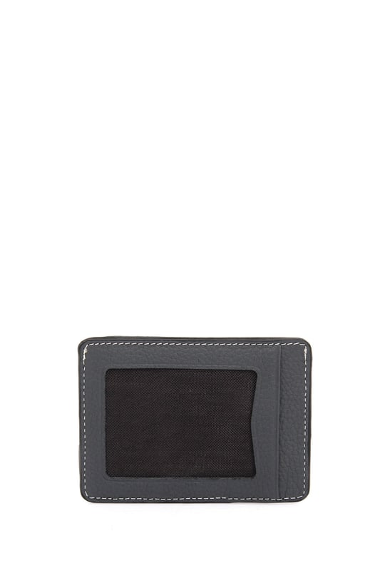 ANTRASİTE SİYAH Gön Hakiki Deri Unisex Kartlık 06521