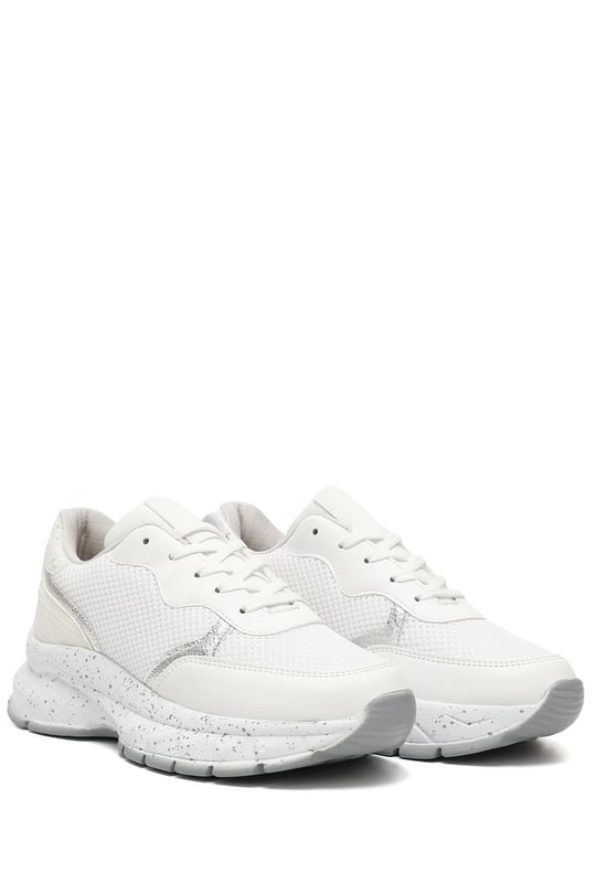 BEYAZA LAME Gön Bağcıklı Spor Kadın Sneaker 34555