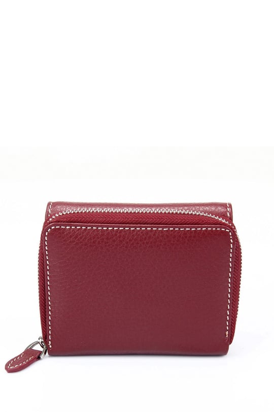 BORDOYA YEŞİL Gön Hakiki Deri Kadın Cüzdan 06210
