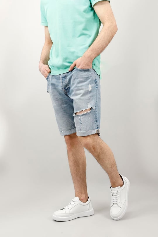 Erkek Beyaz Bağcıklı Hakiki Deri Comfort Sneaker