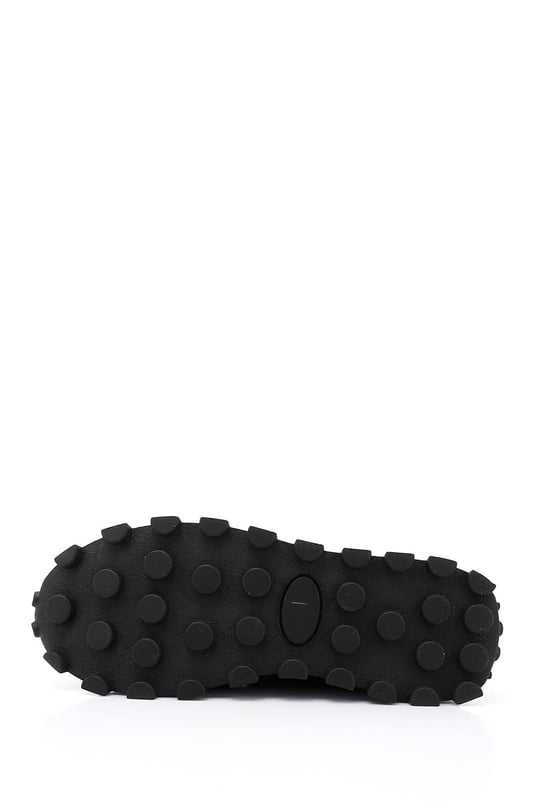 Erkek Lacivert Bağcıklı Hakiki Deri Comfort Sneaker