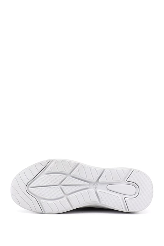 Erkek Lacivert Bağcıklı Hakiki Deri Sneaker