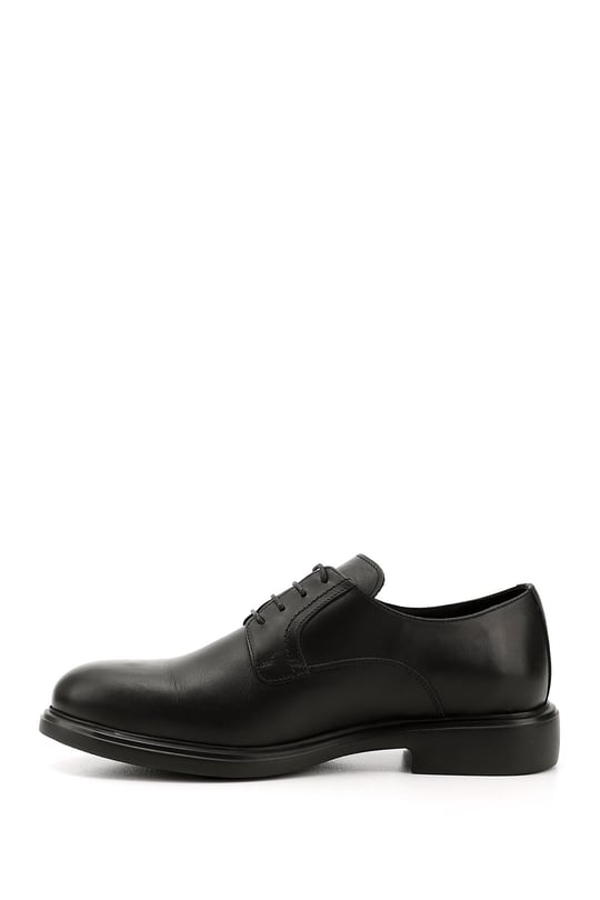 Men's Black Lace-Up Genuine Leather Classic Oxford Shoes