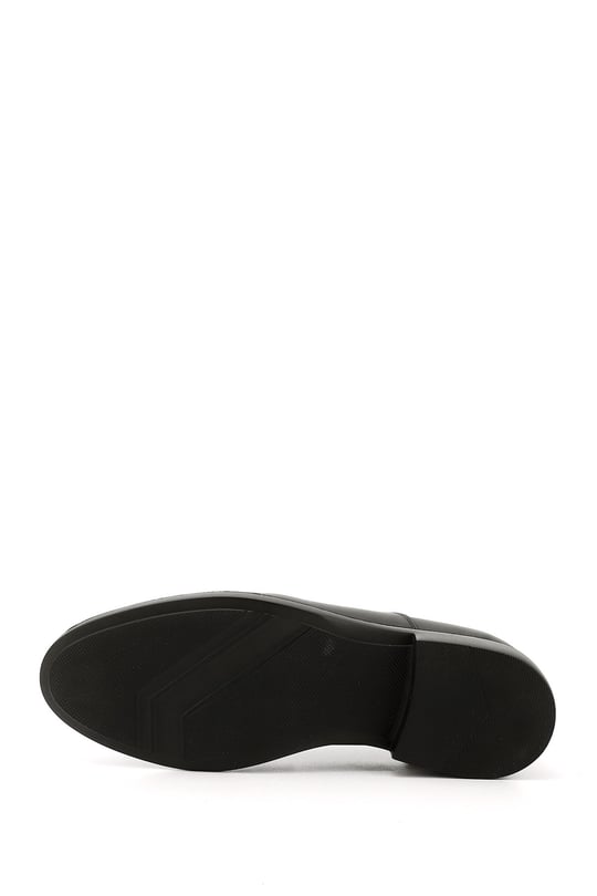 Men's Black Lace-Up Genuine Leather Classic Oxford Shoes